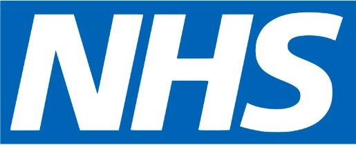 The logo of the NHS