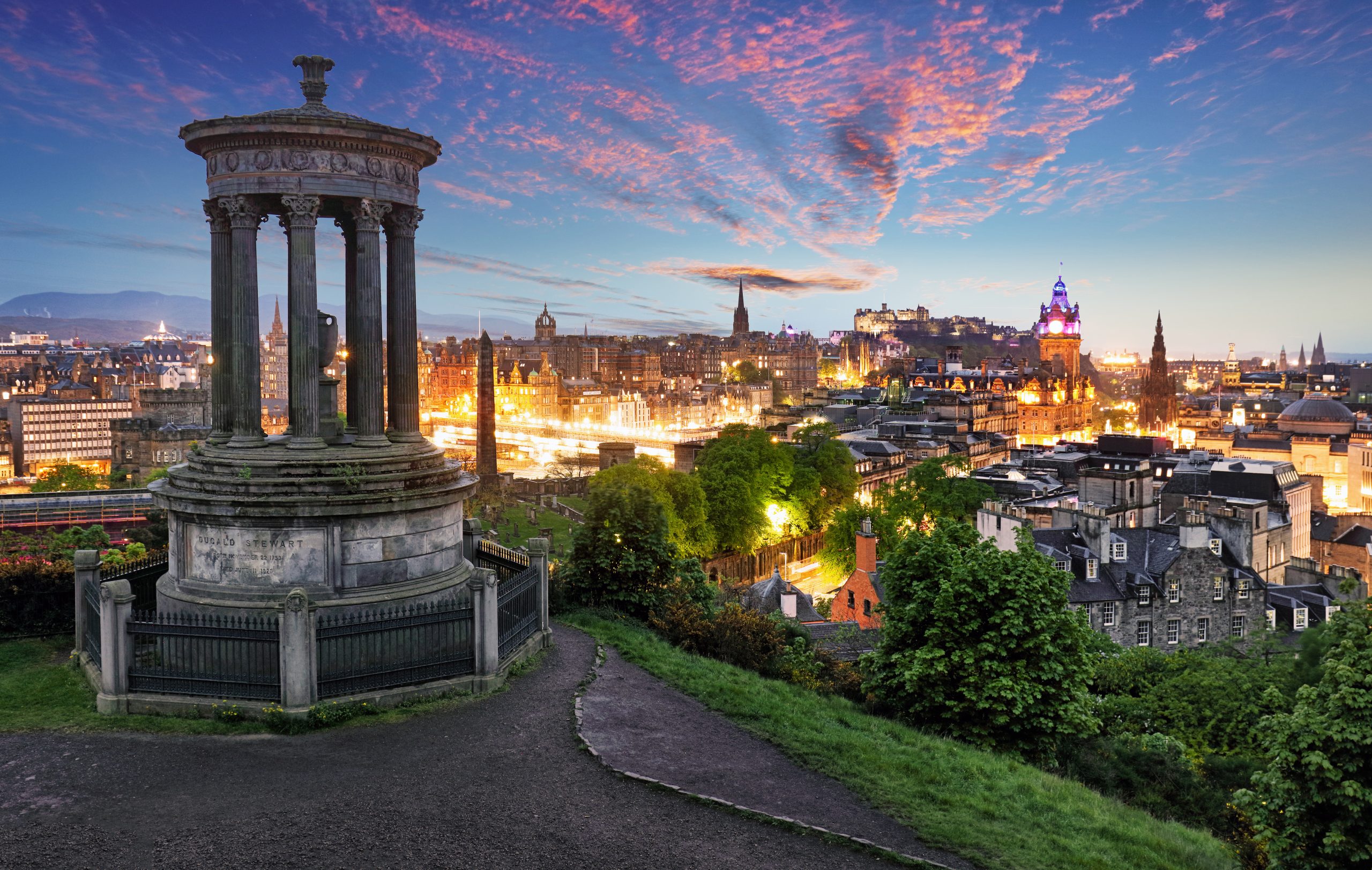 A view of Edinburgh